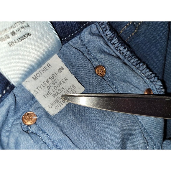 Mother Women's High Waisted Looker Ankle Length Jeans Size 25 Medium Wash - Picture 7 of 8
